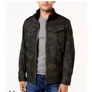 G-Star Raw Deline Camouflage Zip Jacket Mens S